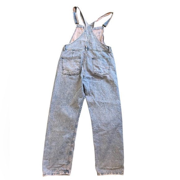FREE PEOPLE Ziggy Pink Dreams Denim Overalls - Picture 12 of 15